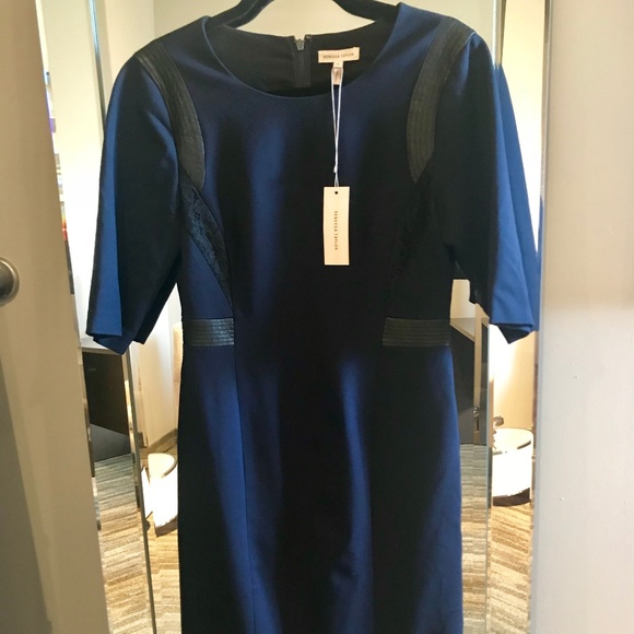 Rebecca Taylor Dresses & Skirts - Rebecca Taylor Women's Ponte Shift Dress Navy 10